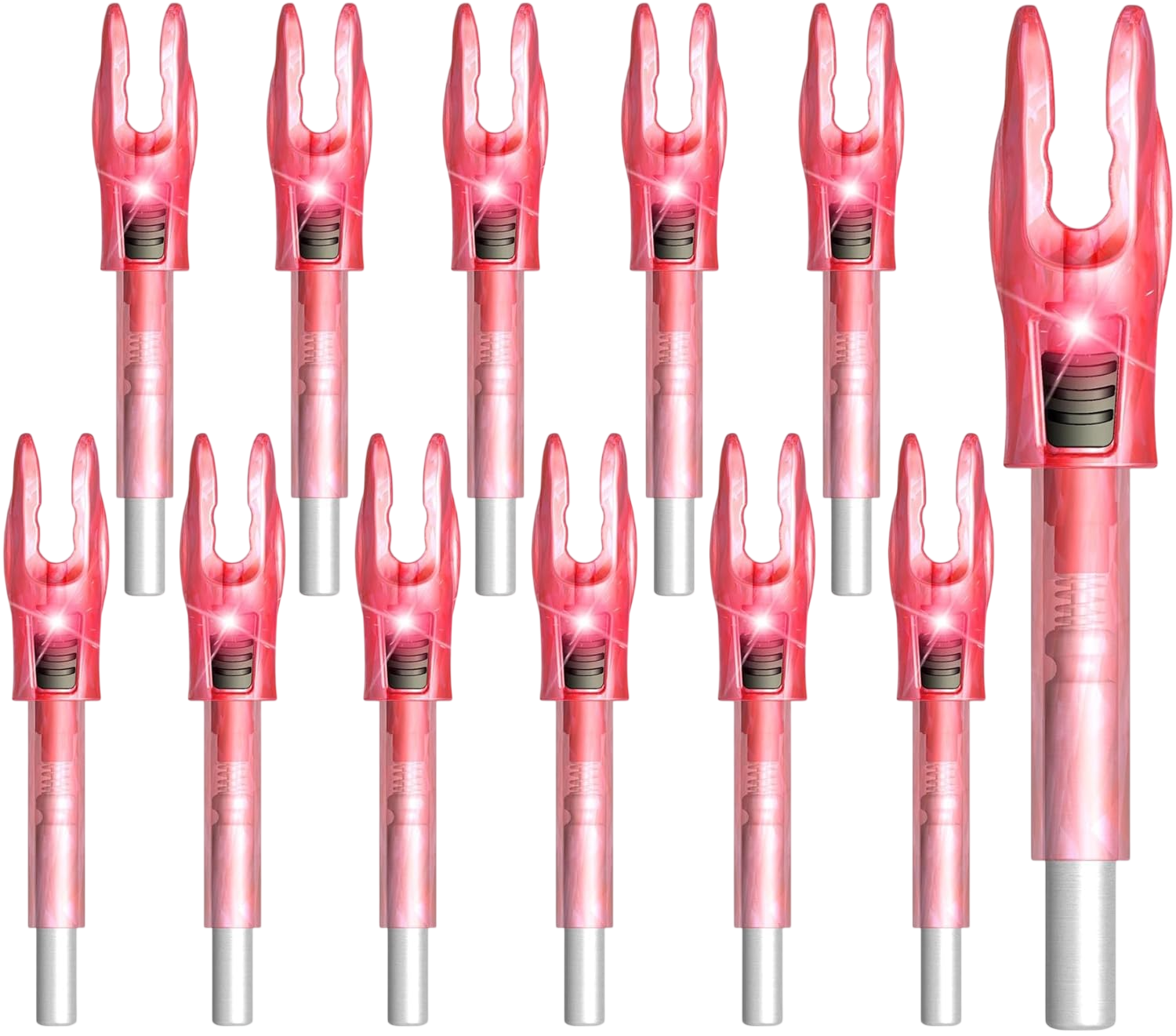 6/12PCS G Lighted Nocks for Arrows with .165 .204 .233 .244 .246