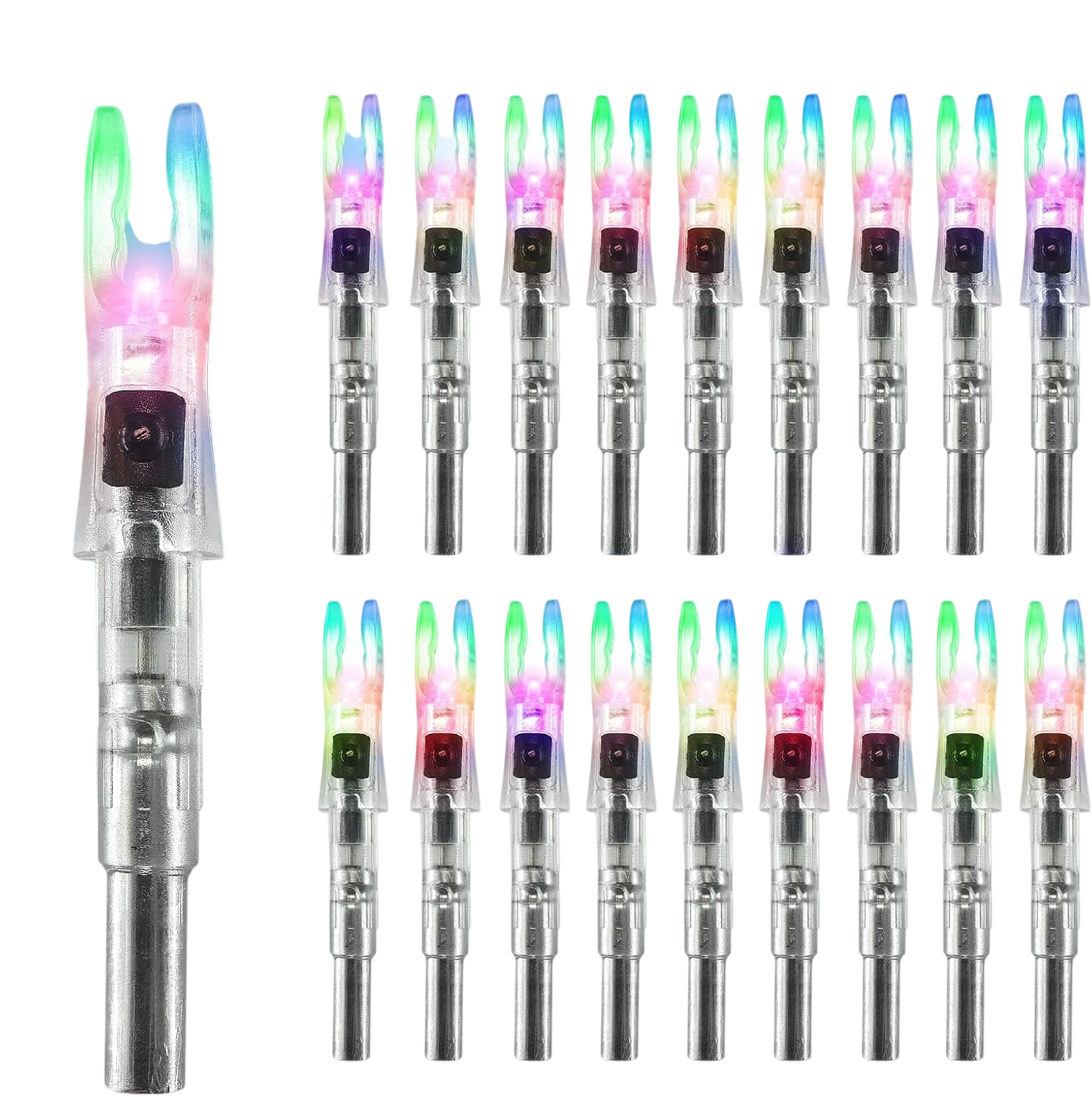 18PCS Lighted Nocks for Arrows Universal with .204 .233 .244 .246 by Halo Nocks